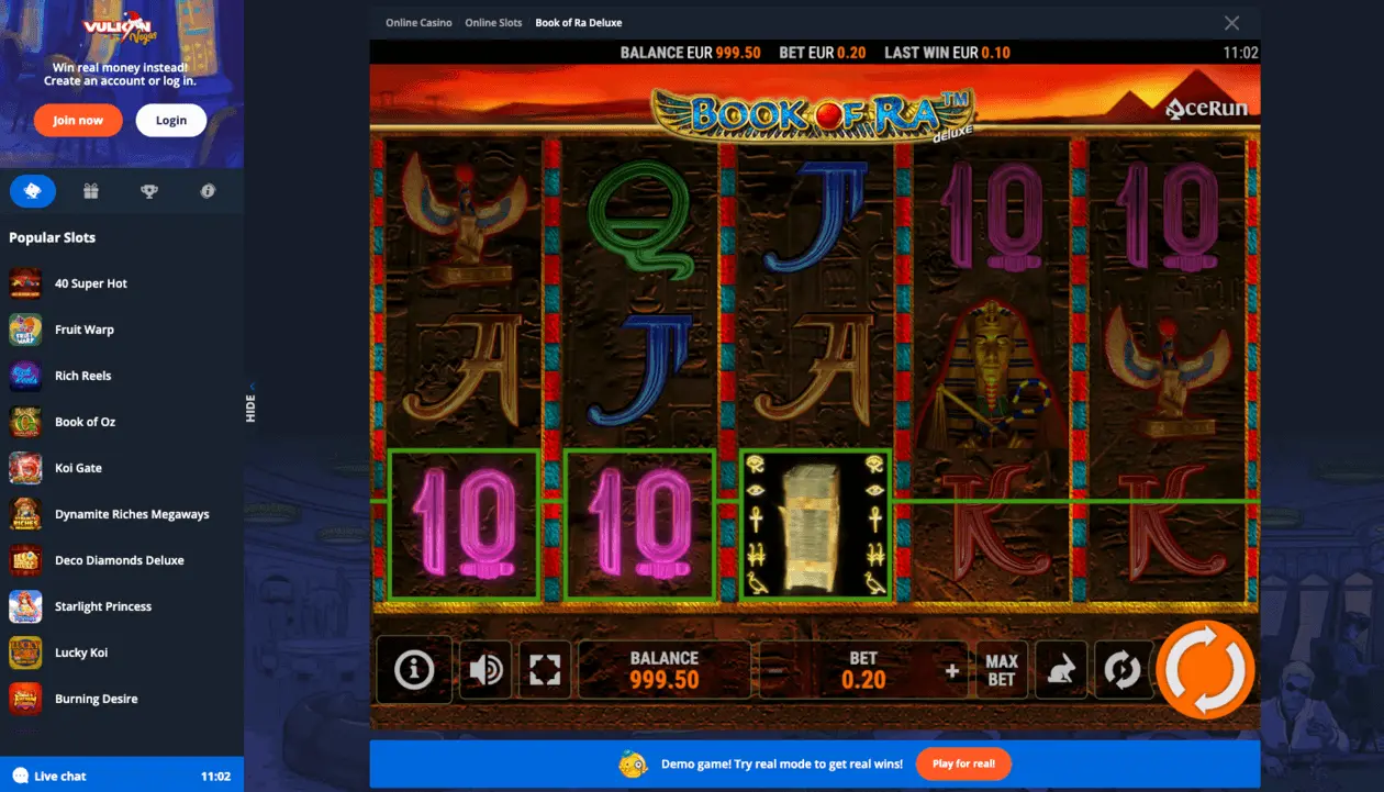 Vulkan Vegas casino